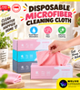 Disposable Microfiber Cleaning Cloth 20pcs | Wet & Dry Household Wipes
