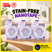 2M Clear Nano Tape | Reusable Double-Sided Mounting Tape