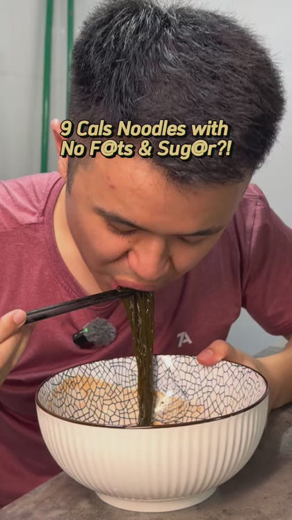 9–27 kcal Haecheomin Low-Calorie Korean Noodles| Seaweed, Kelp, Tofu & Black Bean