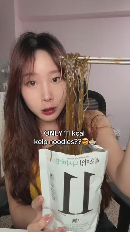 9–27 kcal Haecheomin Low-Calorie Korean Noodles| Seaweed, Kelp, Tofu & Black Bean