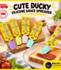 Cute Ducky Silicone Sauce Spreader | Food-Grade Kitchen Tool