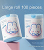 Big Roll Trash Bags – 100pcs Thicker Drawstring Version (Cute Cartoon Design)