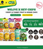 FREEZE DRIED FRUIT & VEGGIE CHIPS/HEYCHIPS/ Halal/ Vegan Chips/ No Added sugar/Broccoli chips