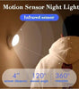Portable USB LED Wall Light – Motion Sensor, 360° Rotatable, Rechargeable