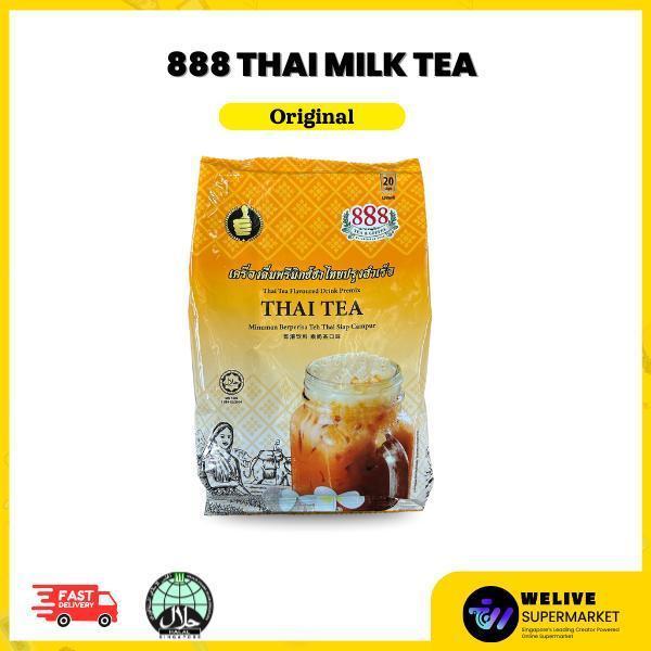 888 Thai Milk Tea & Thai Green Milk Tea Premix 650g | Authentic Thai Café Style Drink | Halal | Aromatic