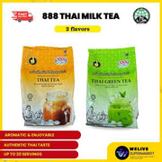 888 Thai Milk Tea & Thai Green Milk Tea Premix 650g | Authentic Thai Café Style Drink | Halal | Aromatic