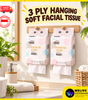 Hanging Bottom-Dispense Tissue 460 Sheets | Pull-Down Facial Tissue